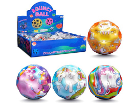 Мяч прыгун 00-7970 Яркий весельчак 7см