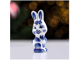 Сувенир Гжель Кролик Девочка