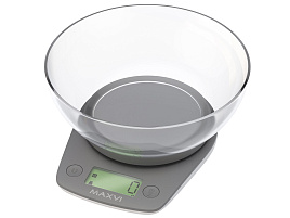 Весы кухонные MAXVI KS102P grey
