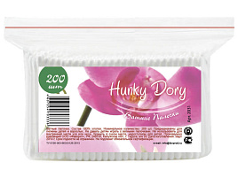 Ватные палочки Hunky Dory 200шт полиэт.3336