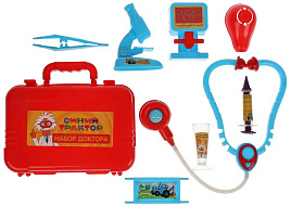 Набор доктор A516-H40011-R Синий трактор