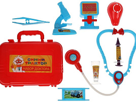 Набор доктор A516-H40011-R Синий трактор