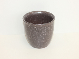 Стакан гладкий серый гранит KBK-129