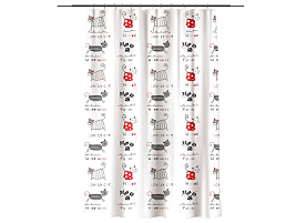 Шторка для ванной 180*200 ПЕВА Веселые коты 461-648