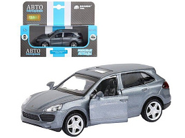 Машина мет. JB1251266 1:43 Porsche Cayenne S синий перламутр откр. двери