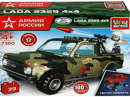 Конструктор Брик 7380-KK LADA 4x4 PICKUP 39дет