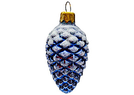 Шишка в снегу Ё ФУ-2-90/41 синяя глянец упак.