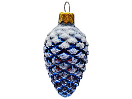 Шишка в снегу Ё ФУ-2-90/41 синяя глянец упак.