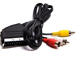 Кабель Сигнал (6931) шнур Ск-3RCA 1,5 м (шт/шт) с переключателем