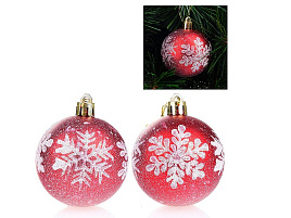 Шар 6см S0141-4 Узор сказки 1шт