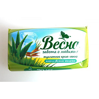 Мыло Весна 90г Алоэ и овс.молочко(Самара)6089