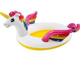 Надувной бассейн 57441 Единорог с распылителем 151л
