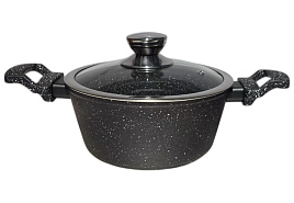 Кастрюля литой алюминий 3,8л ML-422 Millet гранит с/кр