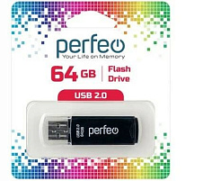 Флеш-драйв Perfeo USB 64Gb C06 черный