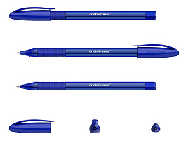Ручка Erich Krause 47608 U-109 Original Stick&Grip 1.0, Ultra Glide Technology, цвет чернил синий