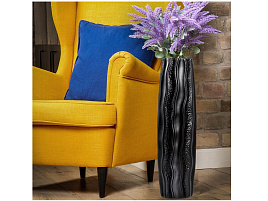 Ваза напольная Ламанш черная 60см 444750/473125