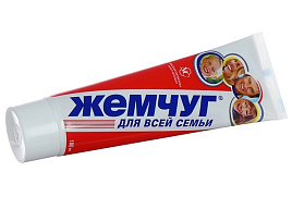 Зубная паста Жемчуг Нов.100мл Для всей семьи б/ф(НК)1258