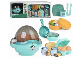 Яйцеварка А1006-6 с продуктами на батарейках