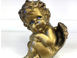 Статуэтка ИА-38 Ангел сидит новый черный