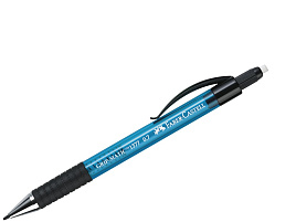 Карандаш механический Faber-Castell 137751 "Grip Matic 1377" 0,7мм, с ластиком, автоподача грифеля, синий