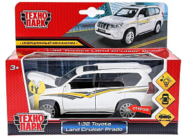 Машина металлическая SB-68482W TOYOTA LAND CRUISER PRADO, 15 см, двери, инерция