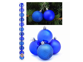 Шар 6см S0138-1 Новогодняя ночь 1шт