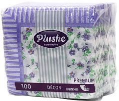 Салфетки 100л.Plushe Classic decor Лютики
