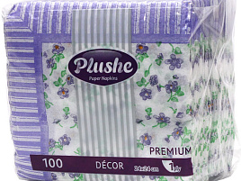 Салфетки 100л.Plushe Classic decor Лютики