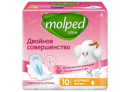 Прокладки Molped Ультра нормал с крылышками 10шт