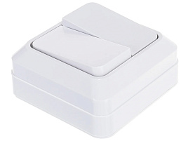 Выключатель 2 кл. ОП Олимп 10А бел О0023