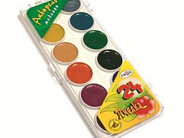 Краски 24цв. Гамма 212035 Пчелка п/уп. б/к