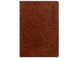 Телефонная книга BG Pb5_63330 "Nebraska. Brown", с вырубкой, А5, 80л., кожзам