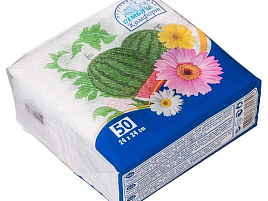 Салфетки 100л.Семья и комфорт Арбуз