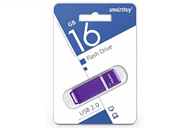 Флеш-драйв Smart Buy 16Gb SB16GBQZ-V Quartz series Violet фиолетовый