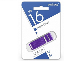 Флеш-драйв Smart Buy 16Gb SB16GBQZ-V Quartz series Violet фиолетовый 1333