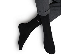 Носки Мужские OMSA Eco 408/5816 Nero с рисунком р.25-27