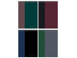 Блокнот 80л. BG Б5гр80 55933 "Duo mono", А5, на гребне, твердая подложка