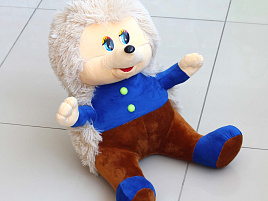 Мягкая игрушка Ежик с листом 45см Б.53