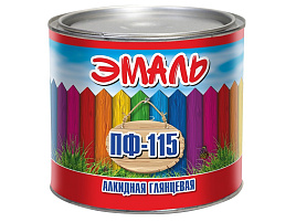 Эмаль ПФ-115 черная 1,8кг Zabor 1027