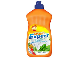 Средство для посуды Аромика Wash Expert 1100мл.  М Алоэ и Мята