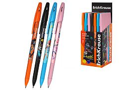 Ручка Erich Krause 62638 R-301 Stick Ну, Погоди! Каникулы 0.7, цвет чернил синий