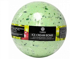 Бомбочки для ванн Бурлящий шар FK 120г Мороженое яблочное