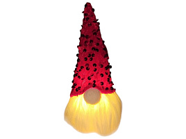 НГ Сувенир Гном световой 18см