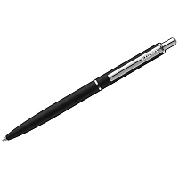 Ручка Luxor 8146 "Cosmic" синяя, 1,0мм, корпус черный/хром, кнопочный механизм