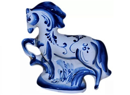 СГ Сувенир Гжель Лошадь 6029 14*15*5,5см