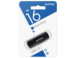 Флеш-драйв Smart Buy 16Gb SB016GB2SCK Scout Black черный 4055