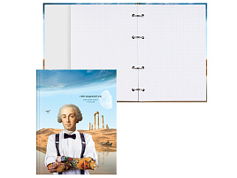 Тетрадь на кольцах 160л. ТТ5к160_лг 11368 "Retrospective", глянцевая ламинация