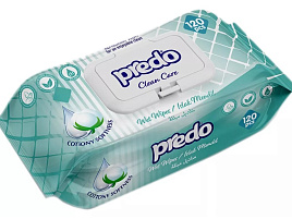Влажные салфетки Predo Clean Care 120шт.