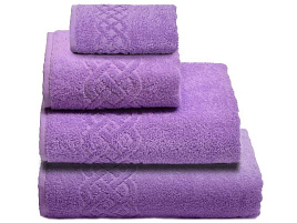 Полотенце 50*90 Plait сиреневый 133(Донецк) 0319