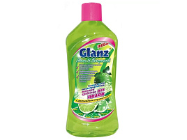 Средство для пола Glanz 1л. М конц.Лайм бергамот